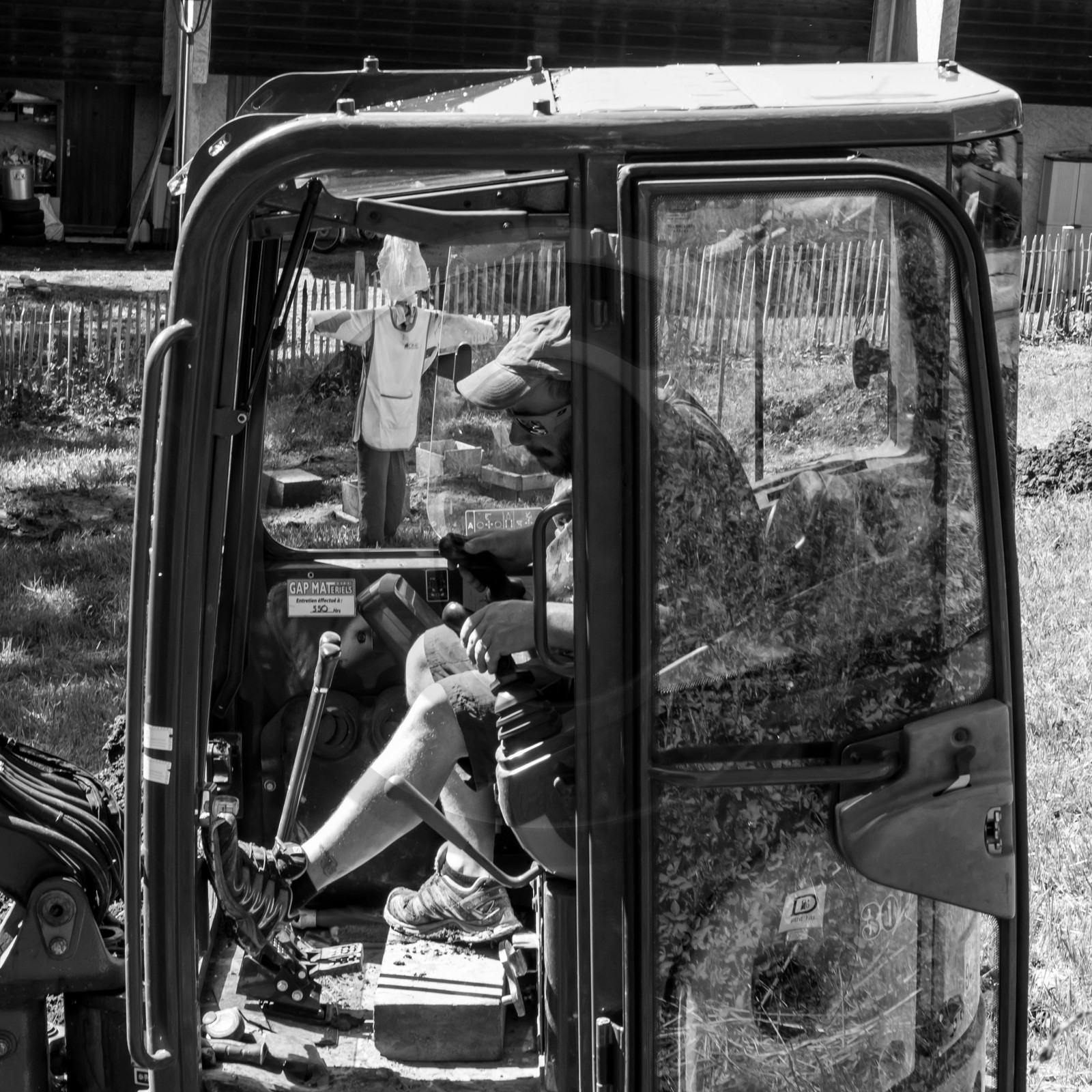 L'installation de la cabane