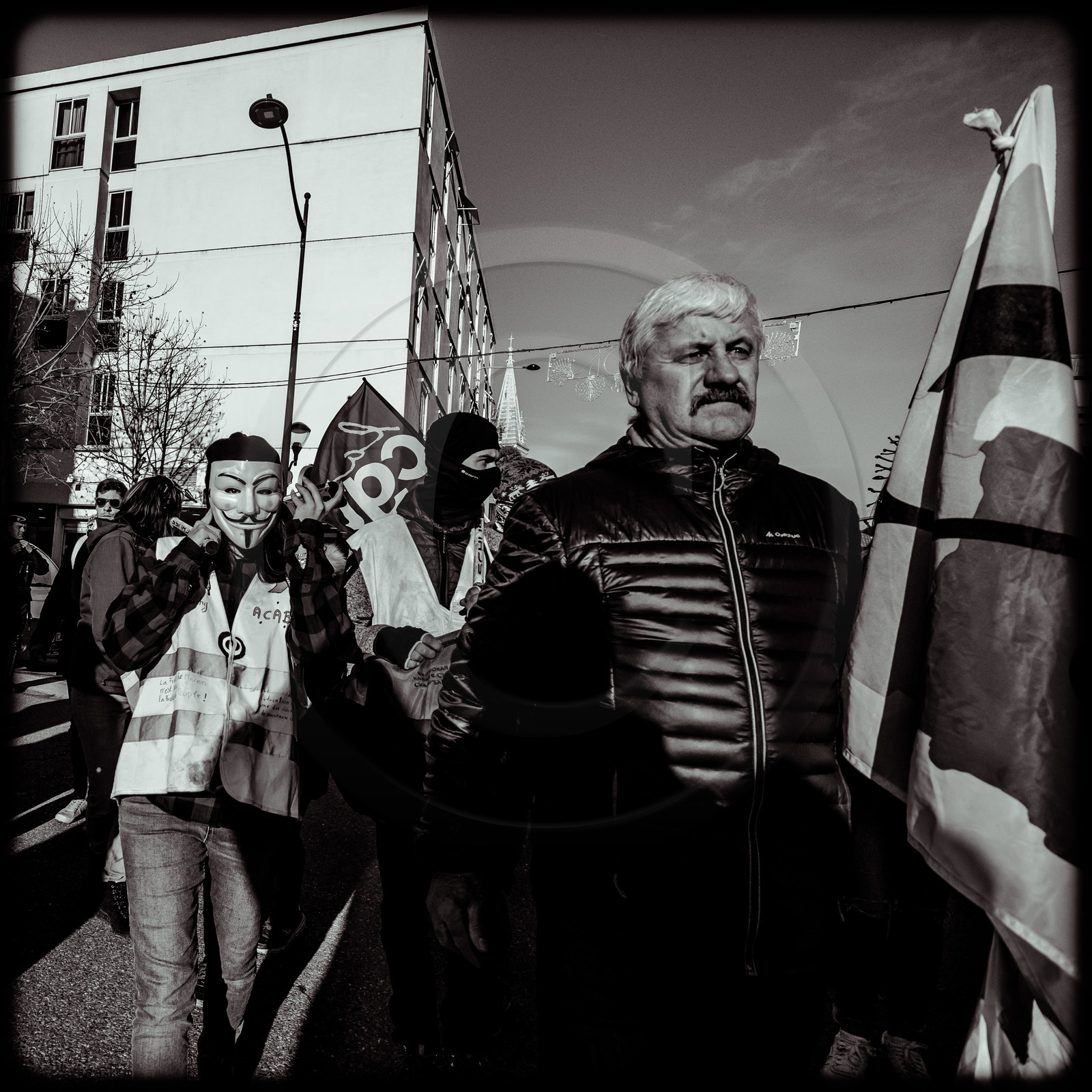Manifestation à Gap le 10 décembre 2019.