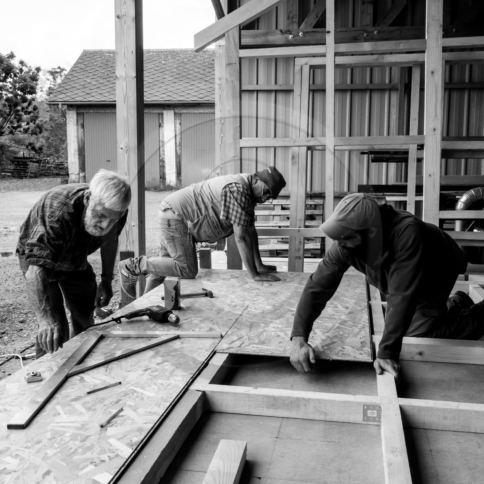 Construction d'une cabane