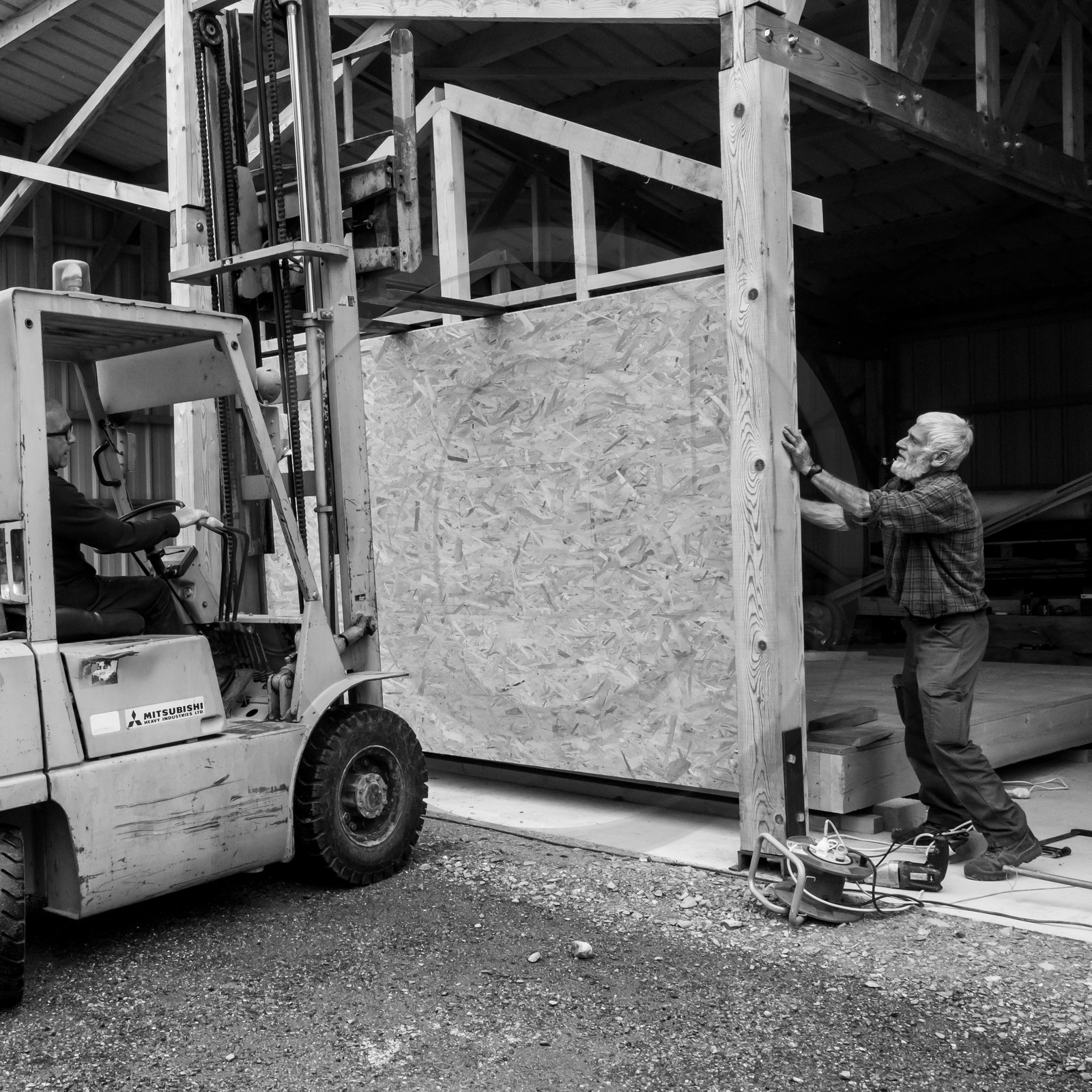 Construction d'une cabane
