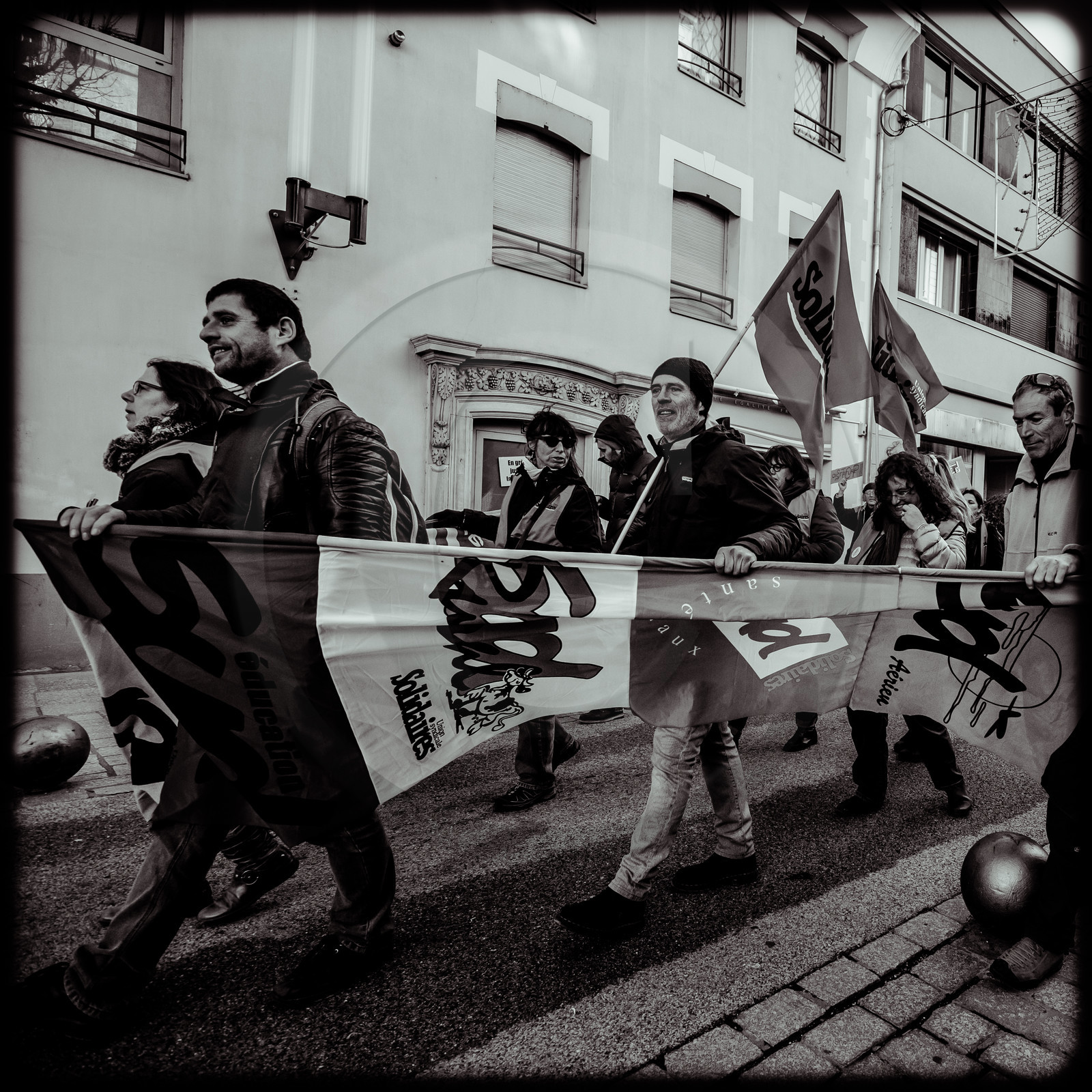 Manifestation à Gap le 10 décembre 2019.