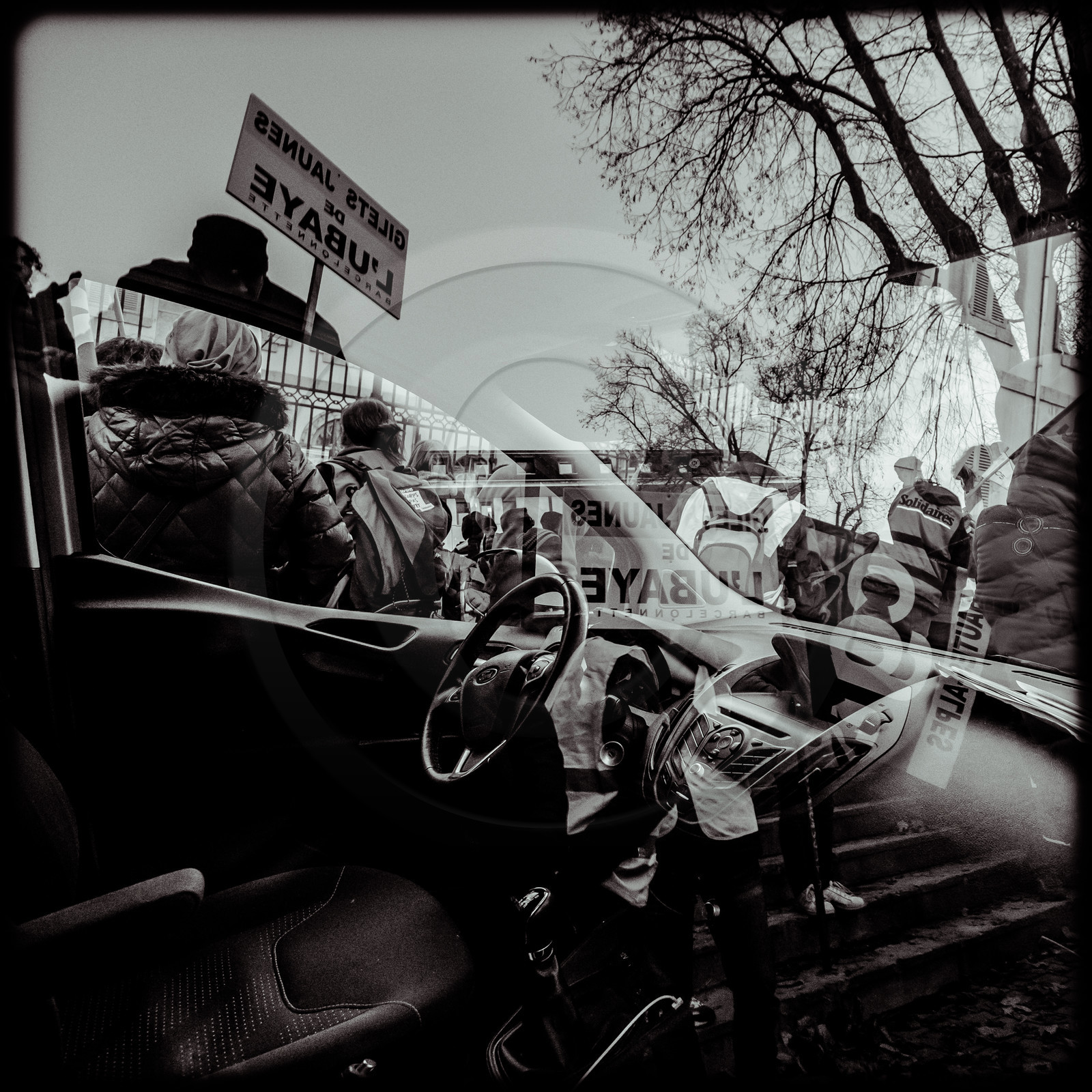 Manifestation à Gap le 10 décembre 2019.