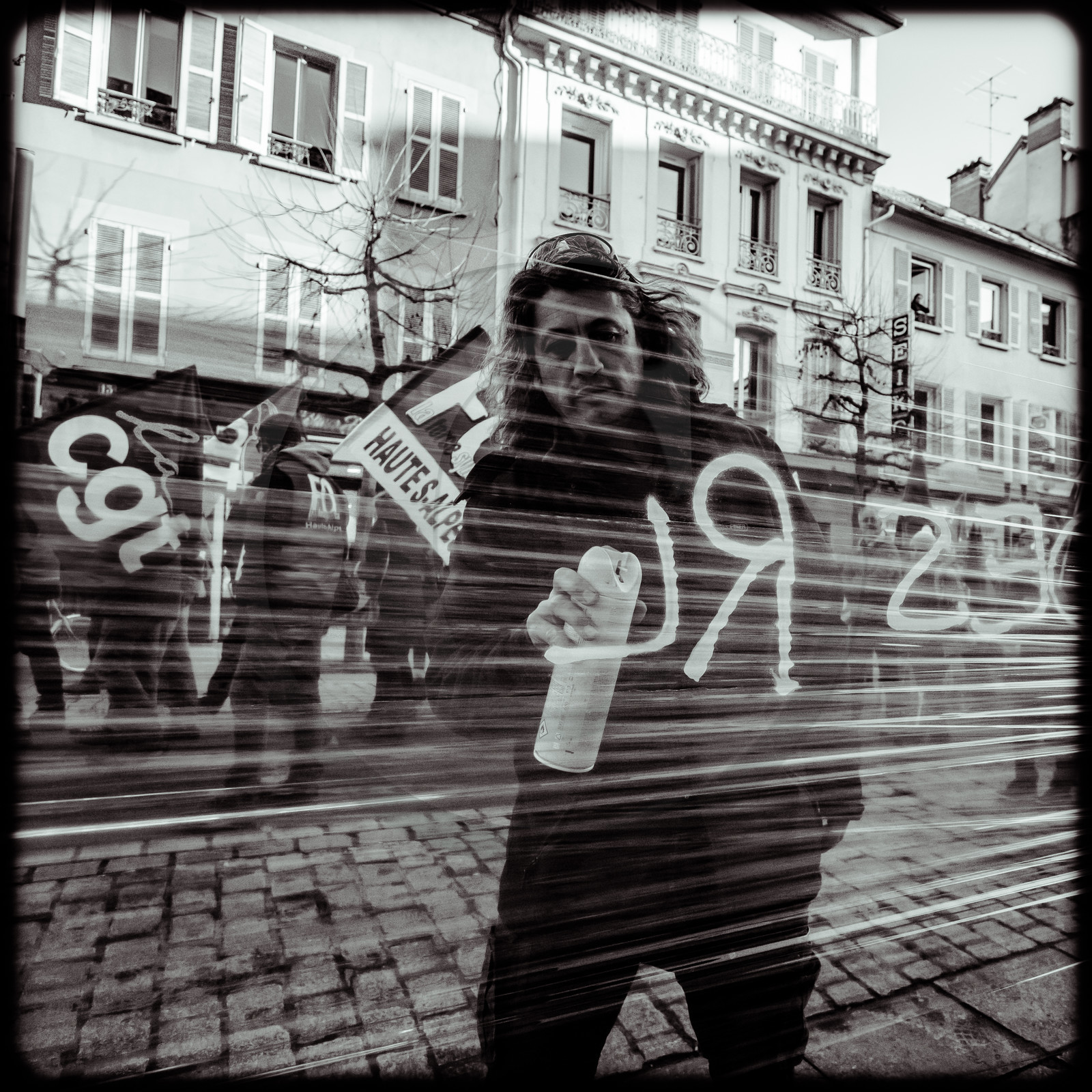 Manifestation à Gap le 12 décembre 2019.