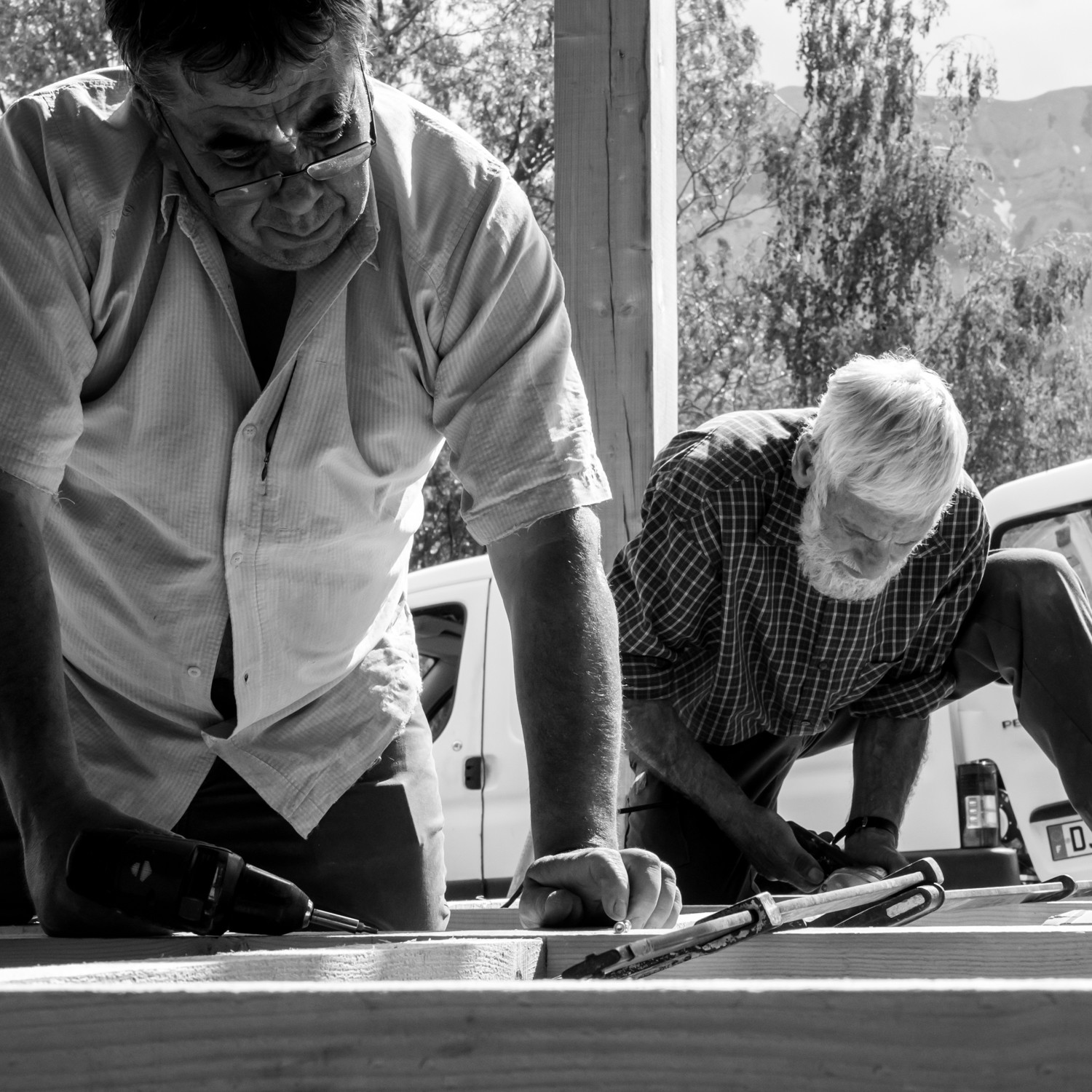 Construction d'une cabane