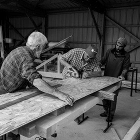 Construction d'une cabane