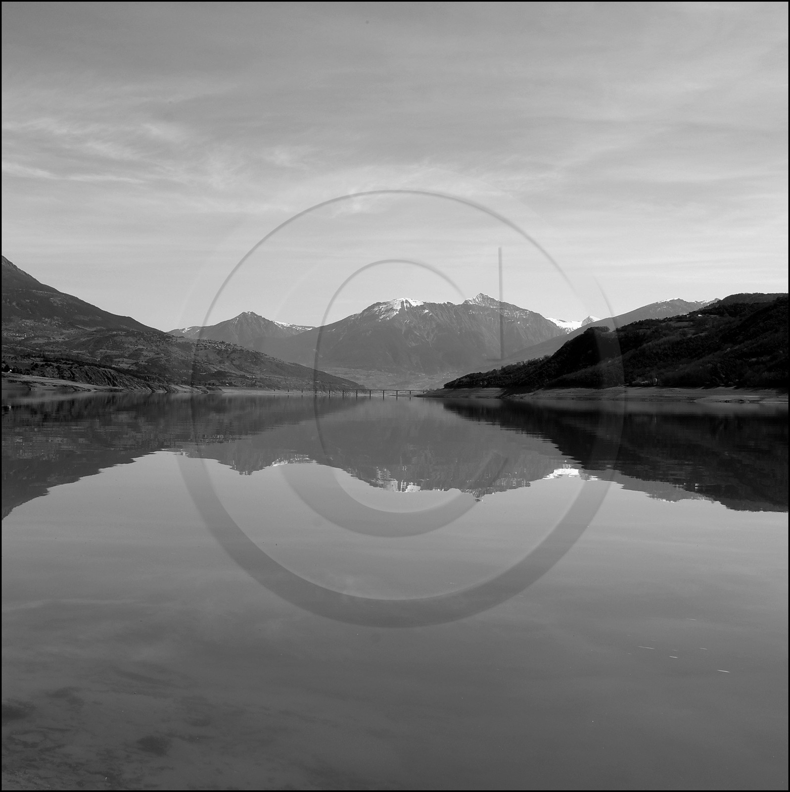 Serre-Ponçon, basses eaux