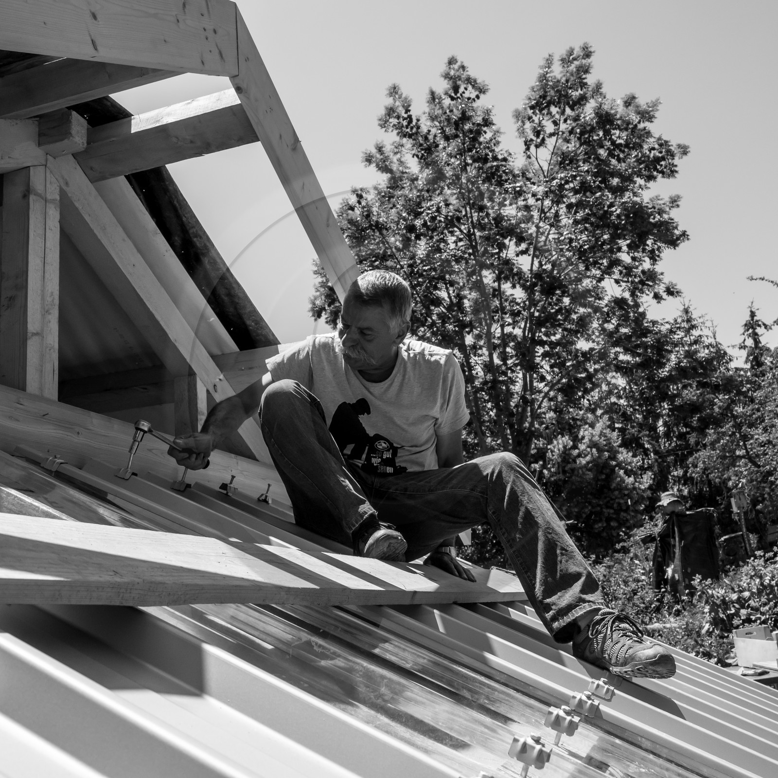 Construction d'une cabane