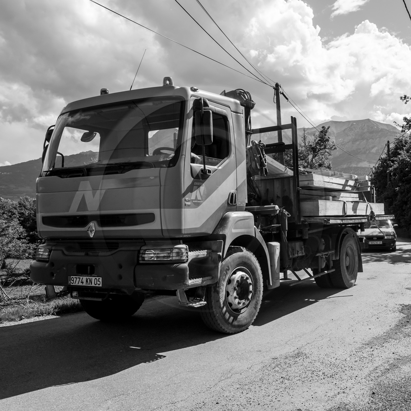 L'installation de la cabane