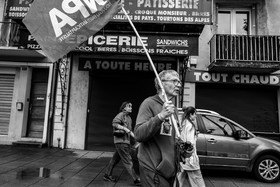 15 juin 2024 - Gap (Hautes-Alpes)- Manifestation contre l'extrême droite