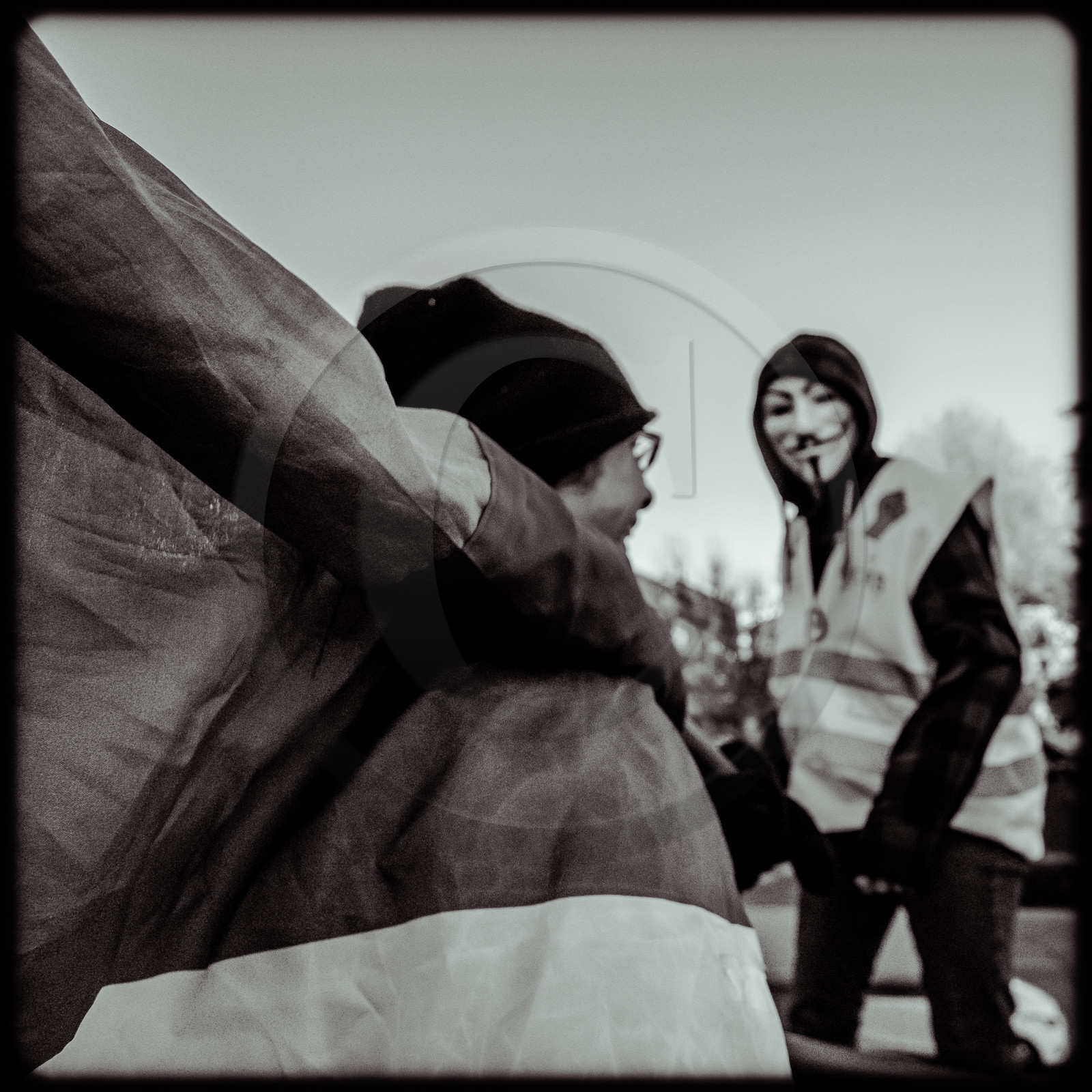 Manifestation à Gap le 10 décembre 2019.