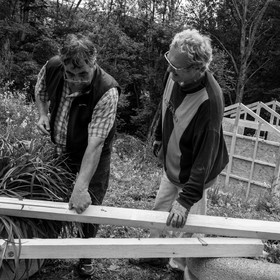 Installation de la cabane