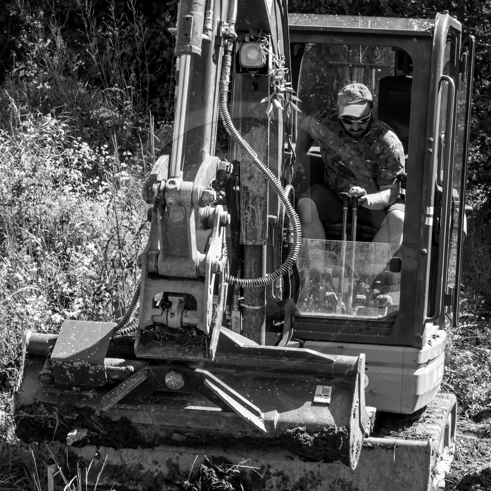 L'installation de la cabane