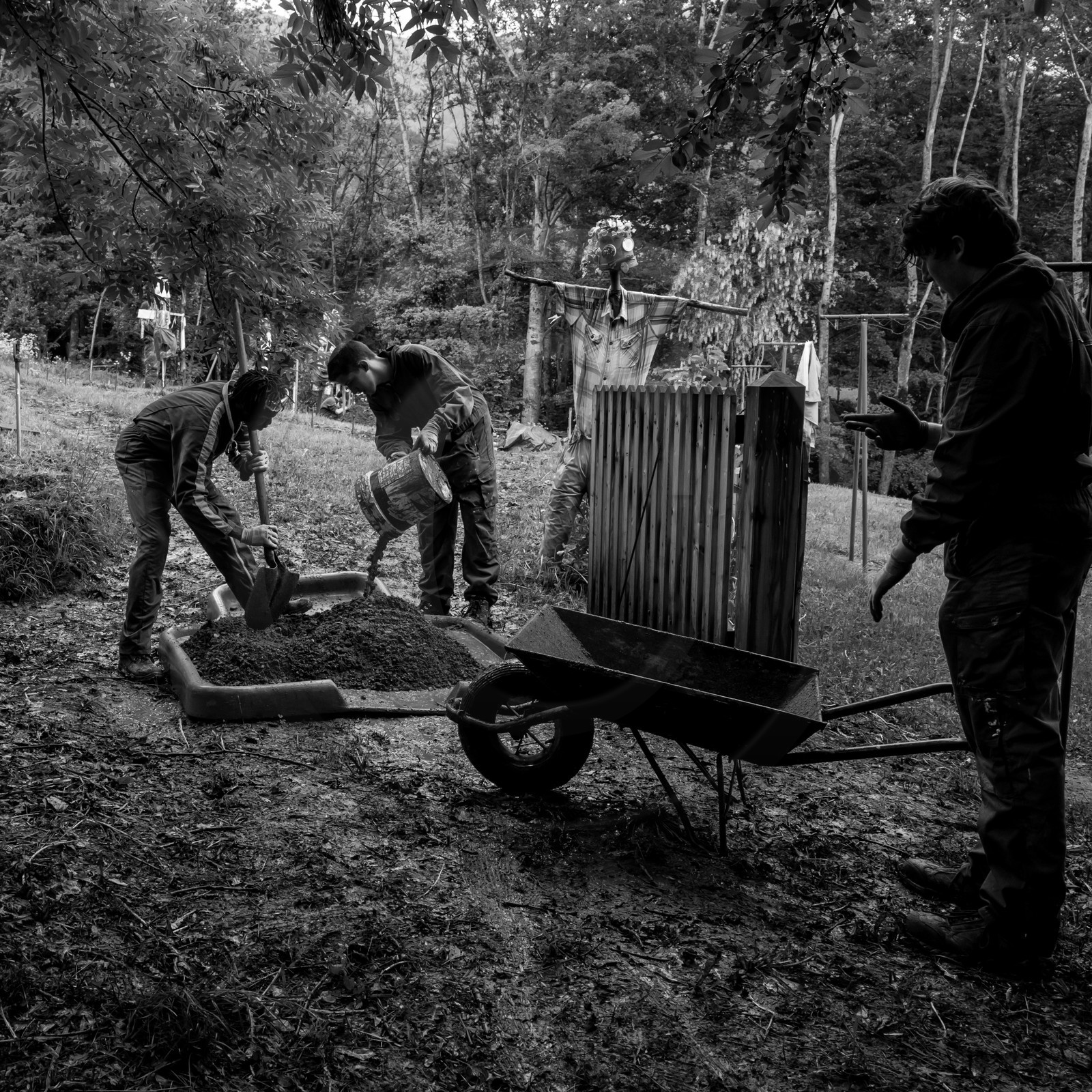 Construction de bacs surélevés