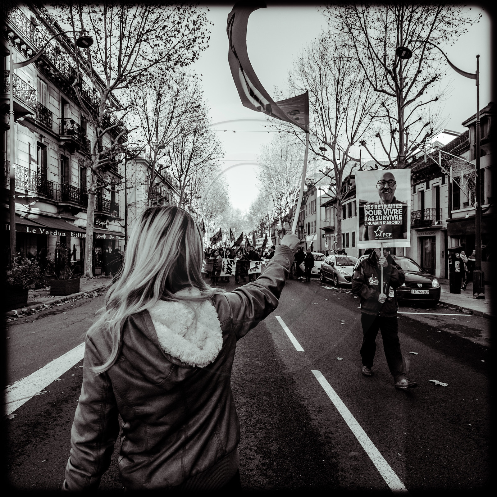 Manifestation à Gap le 10 décembre 2019.