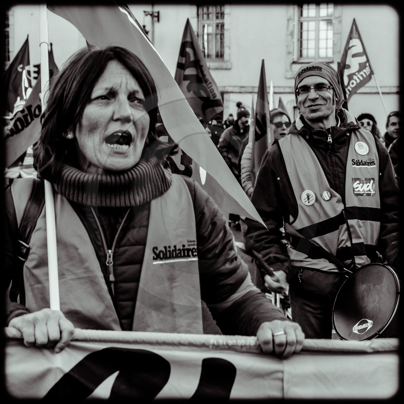 Manifestation à Gap le 12 décembre 2019.