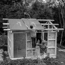 Installation de la cabane