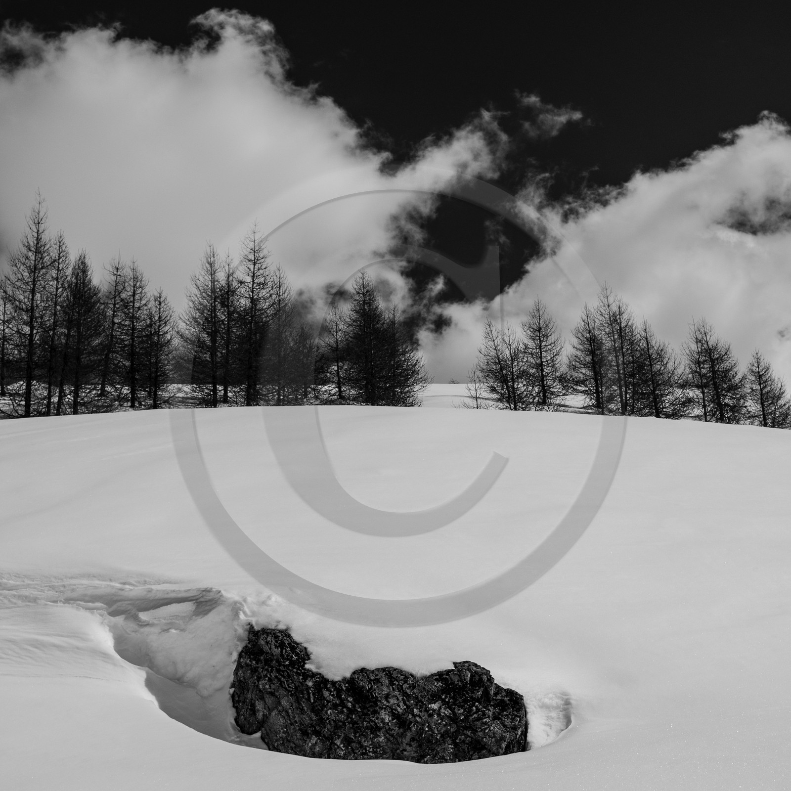 Neige au Col de Vars