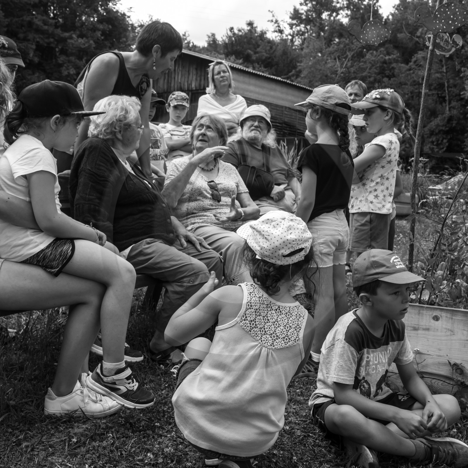 Avec l'école de Saint-Bonnet