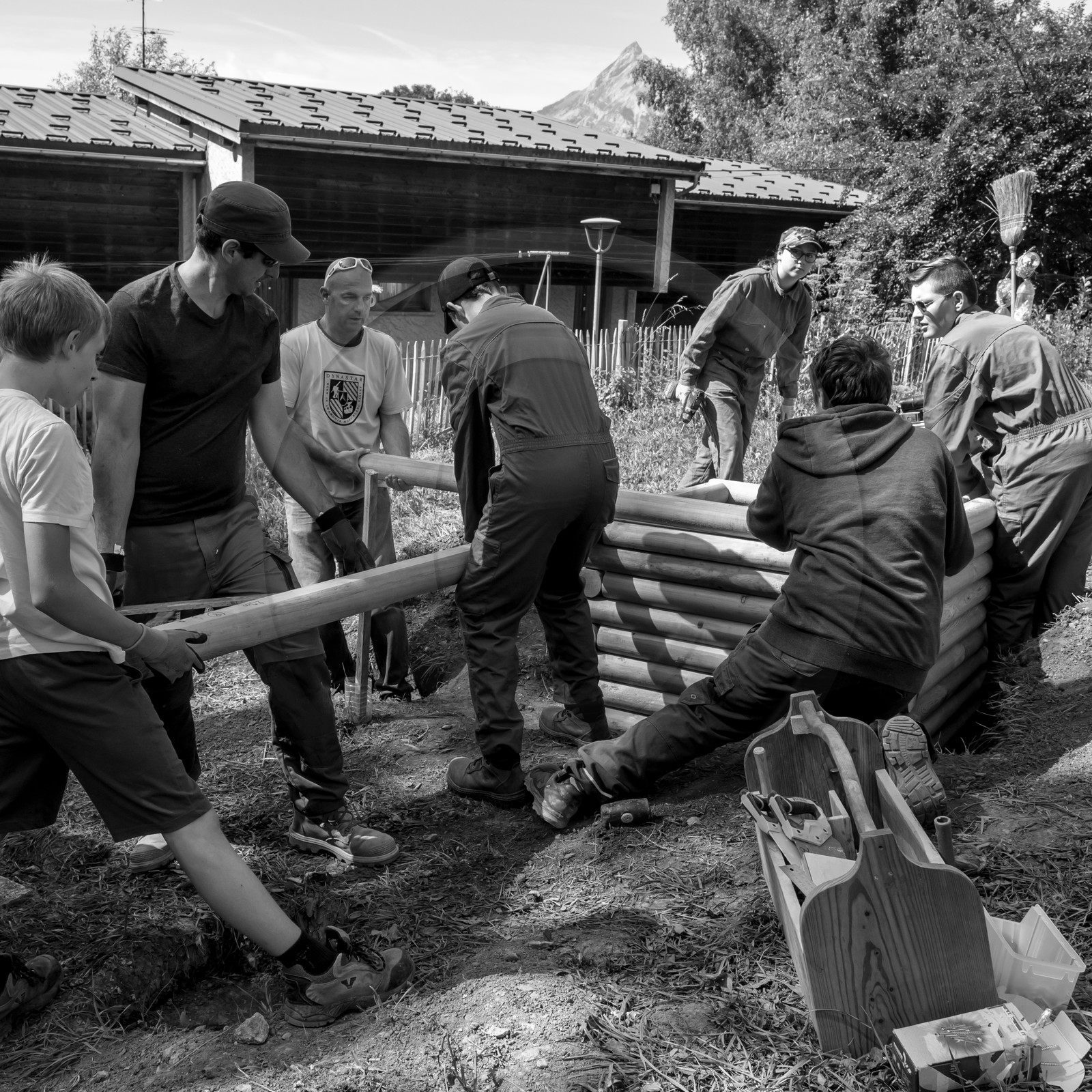 Construction de bacs surélevés